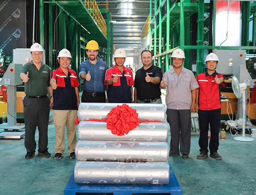 东方雨虹荆门生产基地卷材项目一车间建成投产