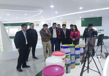恒大地产集团材料公司总经理苏鑫一行参观徐州卧牛山