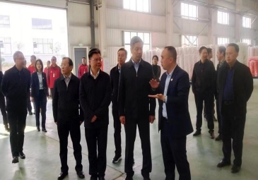 江西省省委常委、副省长任珠峰调研东方雨虹&庐山华砂生产物流研发基地