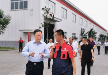 四川省人大常委会副主任彭琳一行调研德阳东方雨虹(ORIENTAL YUHONG)