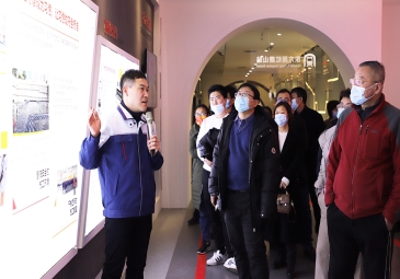 唐山市工信局调研团一行视察调研唐山东方雨虹