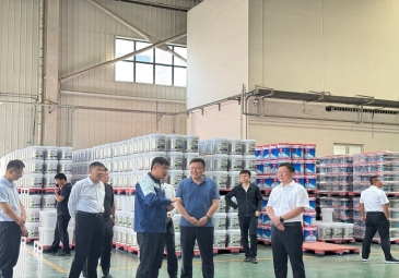 甘肃省临夏州永靖县委及济南市天桥区政府一行调研济南东方雨虹