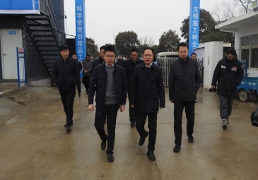 新沂市市长李胜一行调研徐州东方雨虹