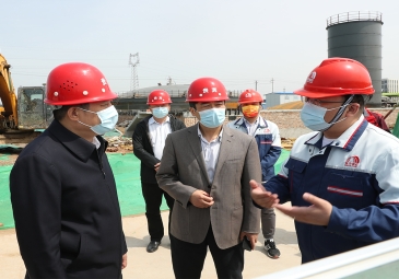济南市天桥区区委书记韩伟一行调研济南东方雨虹