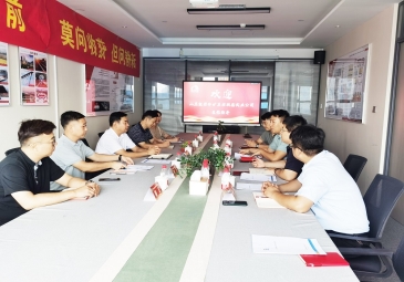 山东能源枣矿集团联鑫实业公司一行调研东方雨虹山东公司